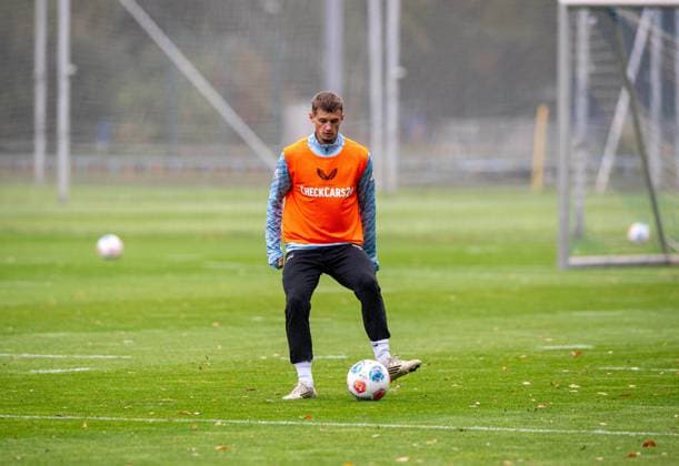 Fussball, Herren, Saison 2025 26, 2. Bundesliga, Hertha BSC, Training, Michael Cuisance (Hertha BSC), 07.10. 2025,