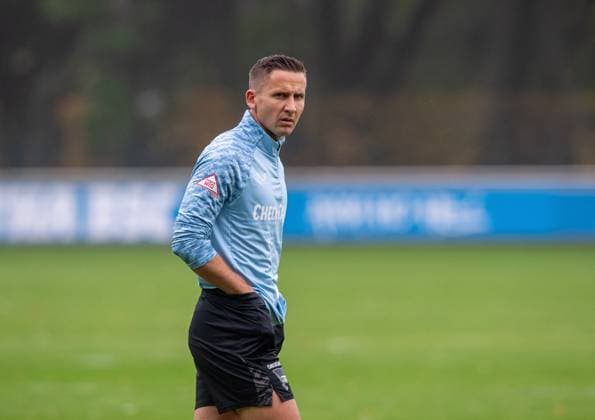 Fussball, Herren, Saison 2025 26, 2. Bundesliga, Hertha BSC, Training, Paul Seguin (Hertha BSC), 07.10. 2025,