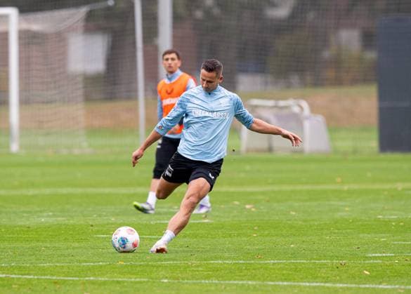 Fussball, Herren, Saison 2025 26, 2. Bundesliga, Hertha BSC, Training, Paul Seguin (Hertha BSC), 07.10. 2025,