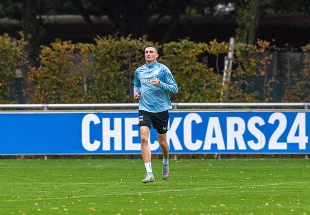 Fussball, Herren, Saison 2025 26, 2. Bundesliga, Hertha BSC, Training, Niklas Kolbe (Hertha BSC), 07.10. 2025,