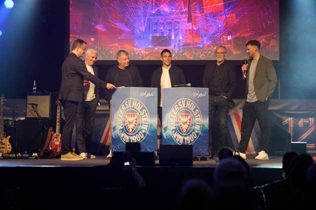 06.10.2025 - 07.102025, 125 Jahre KSV Holstein, Jubiläumsfeier, Geburtstag, Fußball und andere Sportarten, Saison 2025 2026, Holstein Kiel Moderator Andreas Käckell, Andreas Bornemann, Thorsten Gutzeit, Marcel Rapp, Uwe Stöver, Kenneth Kronholm Kiel, Hebbel Schule Holstein-Stadion Schleswig-Holstein Deutschland