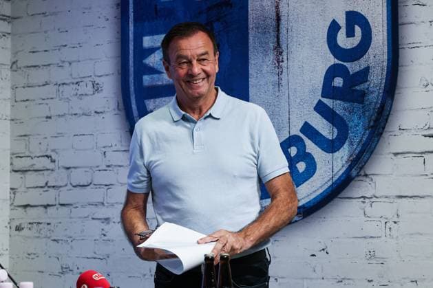 Geschäftsführer Otmar Schork (1. FC Magdeburg) - 2. Fußball Bundesliga Saison 2025-2026 Pressekonferenz mit dem Geschäftsführer Sport Otmar Schork (1. FC Magdeburg) vom 1. FC Magdeburg in der Avnet Arena in Magdeburg - Fußball,Mann,Männer,Deutschland,07.10.2025