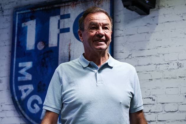 Geschäftsführer Otmar Schork (1. FC Magdeburg) - 2. Fußball Bundesliga Saison 2025-2026 Pressekonferenz mit dem Geschäftsführer Sport Otmar Schork (1. FC Magdeburg) vom 1. FC Magdeburg in der Avnet Arena in Magdeburg - Fußball,Mann,Männer,Deutschland,07.10.2025