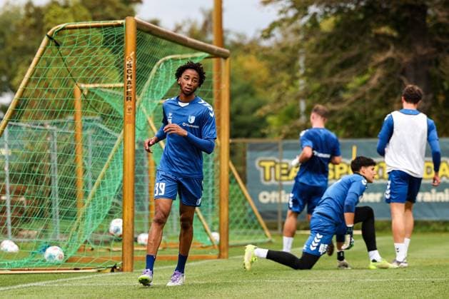 Kandet Diawara (1. FC Magdeburg,39) - 2. Fußball Bundesliga Saison 2025-2026 Training 1. FC Magdeburg an der Avnet Arena in Magdeburg - Fußball,Mann,Männer,Deutschland,07.10.2025