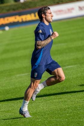 Sandro Tonali (Newcastle) during Italy training session, FIFA World Cup, WM, Weltmeisterschaft, Fussball match in Florence, Italy, October 07 2025  Copyright: xSaraxEsposito IPAxSportx xipa-agency.netx xx IPA_66278144 IPA_Agency_IPA66278144