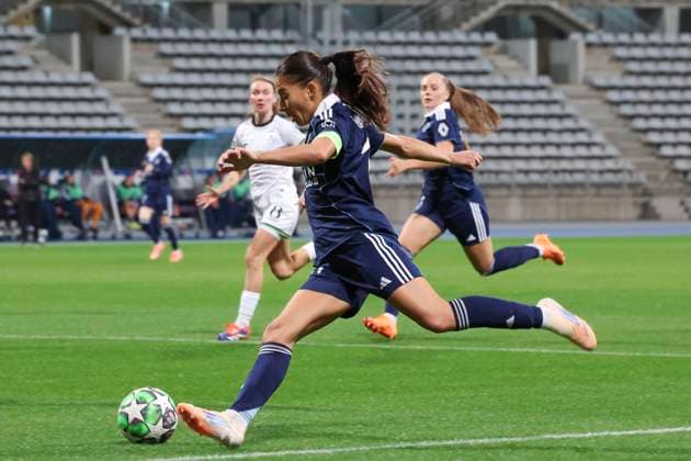 FOOTBALL FEMININ : Paris FC Vs Leuven - Ligue des Champions - 07 10 2025 Clara Mateo (Paris FC) ParisFrance  Copyright: xMichtofx