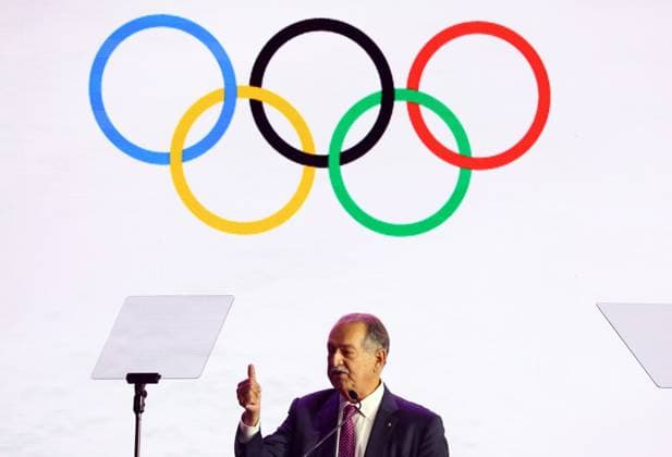 BRISBANE 2032 PROGRAM LAUNCH, Andrew Liveris AO, President of the Brisbane 2032 Olympic and Paralympic Games Organising Committee during the launch of the Brisbane 2032 Olympic and Paralympic Games Organising Committee™s procurement program, in Brisbane, Wednesday, October 8, 2025. ( NO ARCHIVING BRISBANE QUEENSLAND AUSTRALIA  Copyright: xx 20251008166302026146