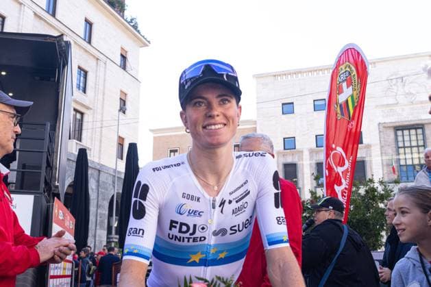 5th Tre Valli Varesine Women s Race 2025 Demi Vollering participates in Tre Valli Varesine Women 2025. in Varese, Italy, on October 7, 2025. Varese Italy  Copyright: xTommasoxBerardix originalFilename:berardi-trevalli251007_npvuC.jpg