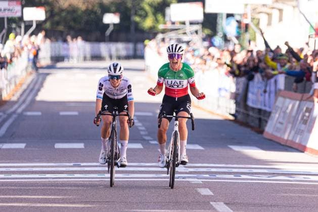 5th Tre Valli Varesine Women s Race 2025 Elisa Longo Borghini crosses the finish line of Tre Valli Varesine Women 2025, winning the 5th edition in Varese, Italy, on October 7, 2025. Varese Italy  Copyright: xTommasoxBerardix originalFilename:berardi-trevalli251007_npeOx.jpg