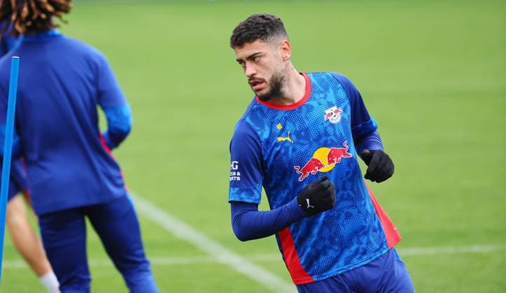 RB Leipzig - Training Bundesliga Leipzig, 07.10.2025, RB Leipzig Trainingszentrum,Fußball Bundesliga , RB Leipzig - Training. , Im Bild: Romulo (40, RB Leipzig) ,