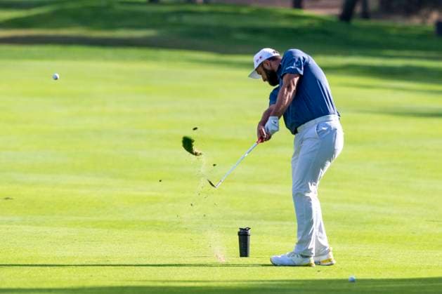 October 8, 2025, Madrid, Madrid, Spain: JON RAHM during the exhibition matchday of the Acciona Open de EspaoÂ±a presented by Madrid, held at the Club de Campo Villa de Madrid on October 8, 2025, in Madrid, Spain. Madrid Spain - ZUMAc312 20251008_zsp_c312_011 Copyright: xOscarxManuelxSanchezx