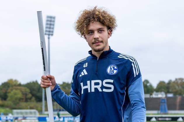 08.10.2025, Fussball, Saison 2025 2026, Training FC Schalke 04, Mika Khadr (FC Schalke 04) Gelsenkirchen Trainingsgelände FC Schalke 04 NRW Deutschland xRHR-FOTO YYx Copyright: RHR-FOTOx RHR-FOTO YY