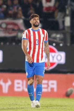 ASUNCION, PARAGUAY - SEPTEMBER 04: Omar Alderete of Paraguay national team, Nationalteam looks on during the FIFA World Cup, WM, Weltmeisterschaft, Fussball 2026 Qualifier match between Paraguay and Ecuador at Estadio Defensores del Chaco on September 04, 2025 in Asuncion, Paraguay. Paraguay v Ecuador - FIFA World Cup 2026 Qualifier Copyright: xSFSIx