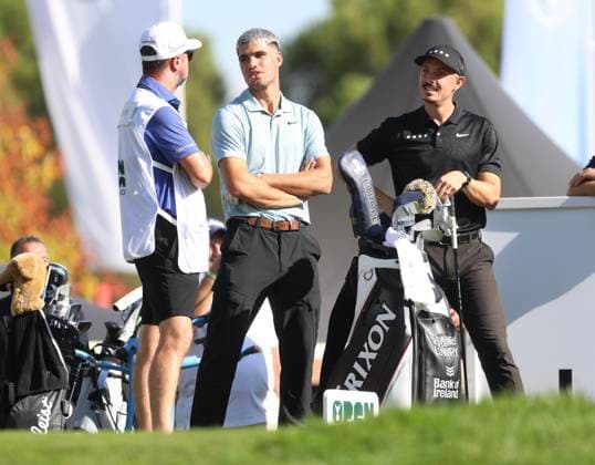 Rostros conocidos como Jon Rahm, Carlos Alcaraz, Feliciano Lopez, Sergio Garcia o Shane Lowry participan en el Proam del Open de Espana de golf Club de Campo Villa de Madrid. 08 de Octubre de 2025 celebrities such as Jon Rahm, Carlos Alcaraz, Feliciano Lopez, Sergio Garcia, and Shane Lowry are participating in the Pro-Am of the Spanish Open at the Club de Campo Villa de Madrid golf club. October 8, 2025 900 Cordon Press  ALBERTOxSIMON LOF - Golf Spain Open Proam