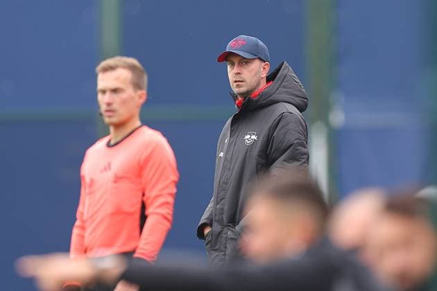 RB Leipzig - Dukla Prag Testspiel Leipzig, 08.10.2025, Trainingszentrum am Cottweg, Fußball, Männer, Saison 2025 2026, Testspiel, RB Leipzig - FK Dukla Prag , Im Bild: Trainer Ole Werner (RB Leipzig) ,