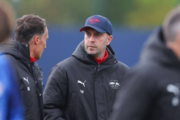 RB Leipzig - Dukla Prag Testspiel Leipzig, 08.10.2025, Trainingszentrum am Cottweg, Fußball, Männer, Saison 2025 2026, Testspiel, RB Leipzig - FK Dukla Prag , Im Bild: Trainer Ole Werner (RB Leipzig) ,