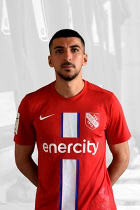 Nassim Boujellab - Porträttermin Saison 2024 2025 3. Liga Copyright: TSV Havelse Madsack Medienagentur ; Fussball GER Porträt Vorstellung Präsentation Pressetermin Headshot Headshots xptt