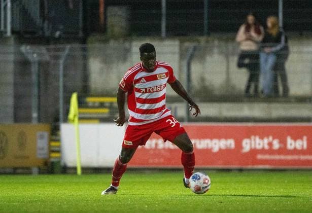 Fußball, Herren, Saison 2025 2026, Testspiel, FSV 63 Luckenwalde - 1. FC Union Berlin, Stanley Nsoki (1. FC Union Berlin), 08.10. 2025, Copyright: xMatthiasxKochx