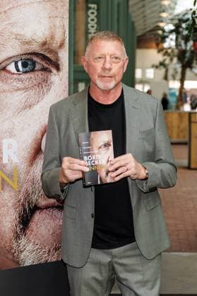 The Netherlands, 2025-10-08 17:39:26 NLD Amsterdam 20251008 - Boris Becker with his book BinnenThis is the story of a legend who lost everything how he survived, started over and found light in the darkest moments of his life.Photographer: NL Beeld ArjoFrank FotografieIn the photo: Boris Becker Credit: NL Beeld Arjo Frank  Copyright: xx x