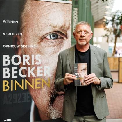 The Netherlands, 2025-10-08 17:40:03 NLD Amsterdam 20251008 - Boris Becker with his book BinnenThis is the story of a legend who lost everything how he survived, started over and found light in the darkest moments of his life.Photographer: NL Beeld ArjoFrank FotografieIn the photo: Boris Becker Credit: NL Beeld Arjo Frank  Copyright: xx x