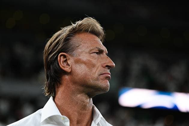 Fourth round of the AFC qualifiers for the 2026 FIFA World Cup, WM, Weltmeisterschaft, Fussball between Saudi Arabia and Indonesia Herve Renard .Fourth round of the AFC qualifiers for the 2026 FIFA World Cup between Saudi Arabia and Indonesia. 7 October 2025 at Al-Inma Stadium in King Abdullah Sports City, Jeddah.