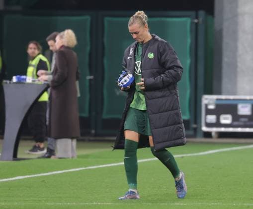 Alexandra Popp (VfL Wolfsburg), Spielerin des Tages Fussball, Frauen, Saison 2025 2026, Womens Champions League, VfL Wolfsburg gegen Paris SG, 4-0