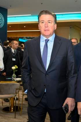 Dan Friedkin during the 32nd European Football Clubs General Assembly in Rome at the Rome Cavalieri Waldorf Hotel. Italy - Thursday 09 October 2025. Sports.  Copyright: xFabrizioxCorradetti LaPressex