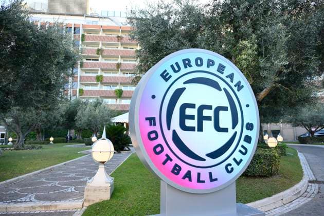 hotel entrance during the 32nd European Football Clubs General Assembly in Rome at the Rome Cavalieri Waldorf Hotel. Italy - Thursday 09 October 2025. Sports.  Copyright: xFabrizioxCorradetti LaPressex