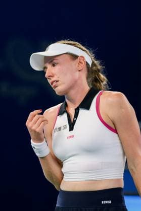 WUHAN, CHINA - OCTOBER 09: Ekaterina Alexandrova returns a shot in the Women s Singles Round of 16 match against Jessica Pegula of United States on day 6 of 2025 Wuhan Open at Optics Valley International Tennis Center on October 9, 2025 in Wuhan, Hubei Province of China.  Copyright: xVCGx 111596103440