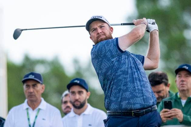 October 9, 2025, Madrid, Madrid, Spain: SHAME LOWRY, teeing off for the first shot on the 10th hole during the matchday of the Open de EspaoÂ±a presented by Madrid, held at the Club de Campo Villa de Madrid on October 9, 2025, in Madrid, Spain. Madrid Spain - ZUMAc312 20251009_zsp_c312_035 Copyright: xOscarxManuelxSanchezx