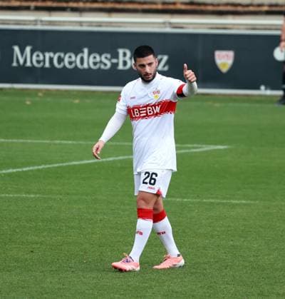 09.10.25 VfB Stuttgart - SV Elversberg Deutschland, Stuttgart, 09.10.2025, Fussball, Bundesliga, Testspiel, VfB Stuttgart - SV Elversberg: Deniz Undav (VfB Stuttgart).