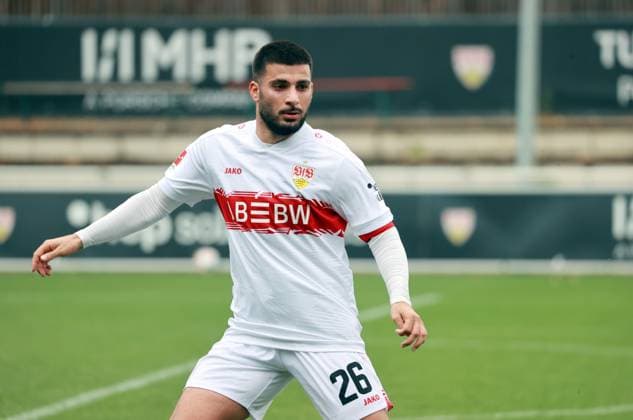 09.10.25 VfB Stuttgart - SV Elversberg Deutschland, Stuttgart, 09.10.2025, Fussball, Bundesliga, Testspiel, VfB Stuttgart - SV Elversberg: Deniz Undav (VfB Stuttgart).