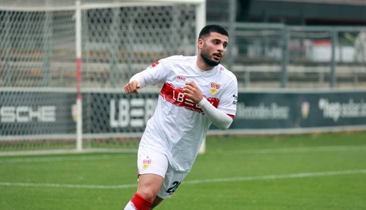 09.10.25 VfB Stuttgart - SV Elversberg Deutschland, Stuttgart, 09.10.2025, Fussball, Bundesliga, Testspiel, VfB Stuttgart - SV Elversberg: Deniz Undav (VfB Stuttgart).