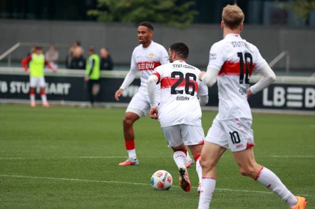 09.10.25 VfB Stuttgart - SV Elversberg Deutschland, Stuttgart, 09.10.2025, Fussball, Bundesliga, Testspiel, VfB Stuttgart - SV Elversberg: Deniz Undav (VfB Stuttgart).