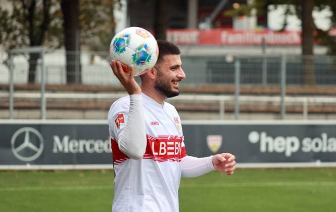 09.10.25 VfB Stuttgart - SV Elversberg Deutschland, Stuttgart, 09.10.2025, Fussball, Bundesliga, Testspiel, VfB Stuttgart - SV Elversberg: Deniz Undav (VfB Stuttgart).