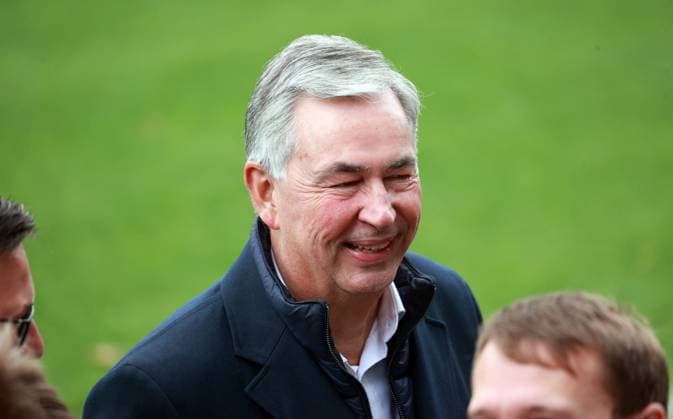 09.10.25 VfB Stuttgart - SV Elversberg Deutschland, Stuttgart, 09.10.2025, Fussball, Bundesliga, Testspiel, VfB Stuttgart - SV Elversberg: Dietmar Allgaier (Präsident VfB Stuttgart).