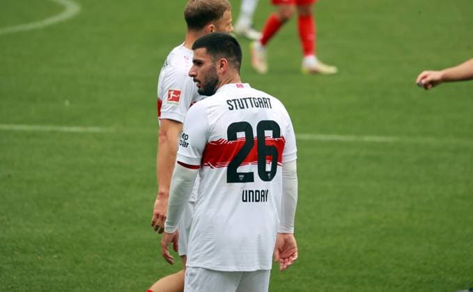 09.10.25 VfB Stuttgart - SV Elversberg Deutschland, Stuttgart, 09.10.2025, Fussball, Bundesliga, Testspiel, VfB Stuttgart - SV Elversberg: Deniz Undav (VfB Stuttgart).