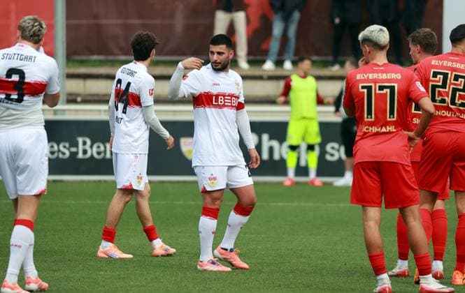 09.10.25 VfB Stuttgart - SV Elversberg Deutschland, Stuttgart, 09.10.2025, Fussball, Bundesliga, Testspiel, VfB Stuttgart - SV Elversberg: Deniz Undav (VfB Stuttgart).