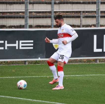 09.10.25 VfB Stuttgart - SV Elversberg Deutschland, Stuttgart, 09.10.2025, Fussball, Bundesliga, Testspiel, VfB Stuttgart - SV Elversberg: Deniz Undav (VfB Stuttgart).