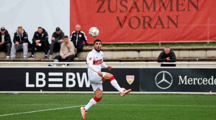 BAU 09.10.2025 Stuttgart Fußball VfB Stuttgart vs. SV Elversberg, Deniz Undav (VfB)