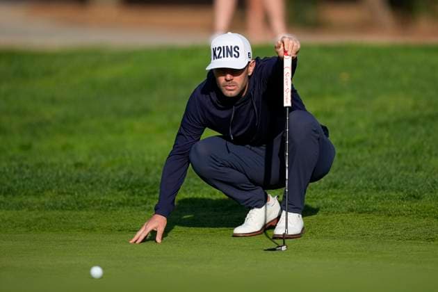 October 9, 2025, Madrid, Madrid, Spain: Callum TARREN of England during the Open de EspaoÂ±a presented by Madrid, R1, golf tournament of DP World Tour at Club de Campo Villa de Madrid on October 09, 2025, in Madrid, Spain. Madrid Spain - ZUMAa181 20251009_zaa_a181_026 Copyright: xOscarxJ.xBarrosox