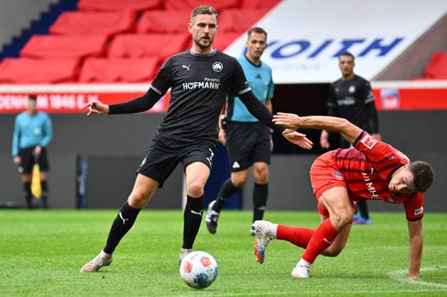 09.10.2025 - Fussball - Saison 2025 2026 - Testspiel Freundschaftsspiel Vorbereitungsspiel : 1. FC Heidenheim FCH - SpVgg Greuther Fürth ( Kleeblatt ) - - xwoxzix - Dennis Srbeny (7, SpVgg Greuther Fürth )