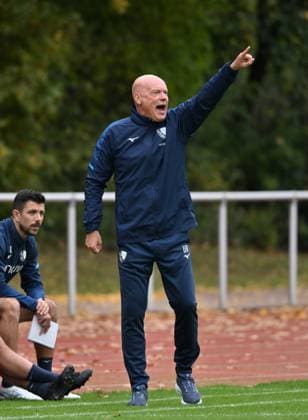 Trainer Uwe Rösler (VfL Bochum) 09.10.2025, Fussball 2. Bundesliga, Saison 2025 2026, Testspiel, VfL Bochum - Alemannia Aachen Bochum Nordrhein Westfalen Deutschland