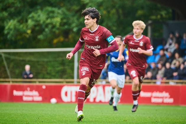 09.10.2025, Fußball, Herren, Testspiel, Freundschaftsspiel, Saison 2025 2026, Holstein Kiel - Aarhus GF Eric Kahl Kiel Holstein-Stadion, Projensdorf, T Schleswig-Holstein Deutschland
