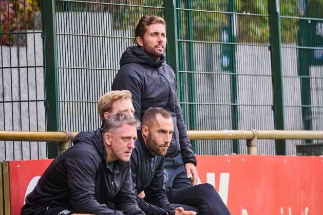 09.10.2025, Fußball, Herren, Testspiel, Freundschaftsspiel, Saison 2025 2026, Holstein Kiel - Aarhus GF Trainer Jakob Poulsen (Aarhus) Kiel Holstein-Stadion, Projensdorf, T Schleswig-Holstein Deutschland