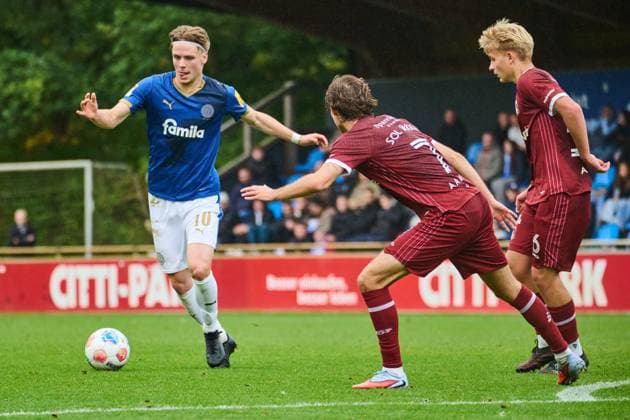 09.10.2025, Fußball, Herren, Testspiel, Freundschaftsspiel, Saison 2025 2026, Holstein Kiel - Aarhus GF Jonas Therkelsen Kiel Holstein-Stadion, Projensdorf, T Schleswig-Holstein Deutschland