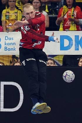 09.10.2025, xrekx, Handball Daikin HBL, Rhein Neckar Loewen - Frisch AUF! Göppingen v.l. David Späth Spaeth (Rhein-Necker Loewen) (DFL DFB REGULATIONS PROHIBIT ANY USE OF PHOTOGRAPHS as IMAGE SEQUENCES and or QUASI-VIDEO) Mannheim
