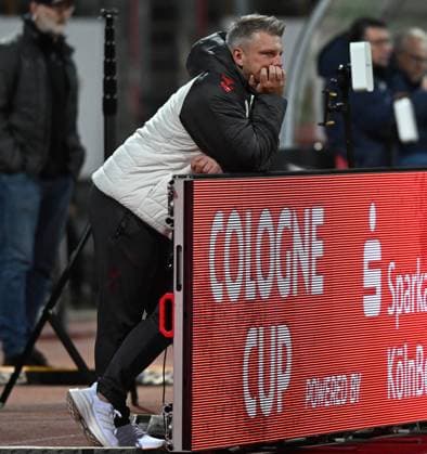 09.10.2025, xophax, Fussball Bundesliga 2025 Testspiel Cologne Cup Länderspielpause 1.FC Köln gegen Viktoria Köln Trainer Lukas Kwasniok ( 1.FC Köln ) Köln