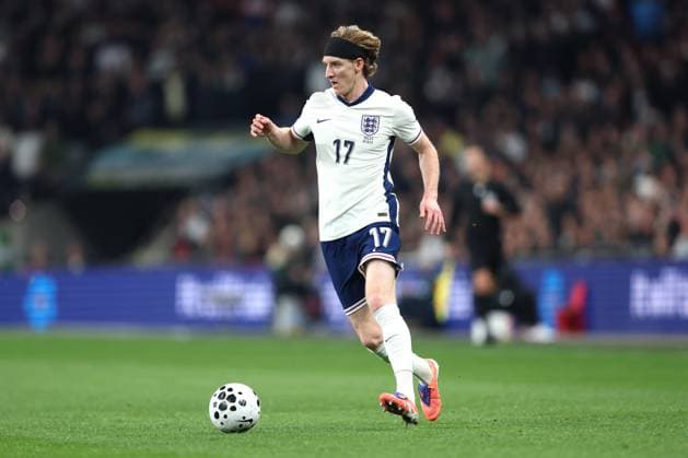 England v Wales 09 October 2025, London - International Football Friendly - England v Wales - Anthony Gordon of England - Photo: Charlotte Wilson Offside. London UK Copyright: xCharlottexWilsonx xOffsidexOffside