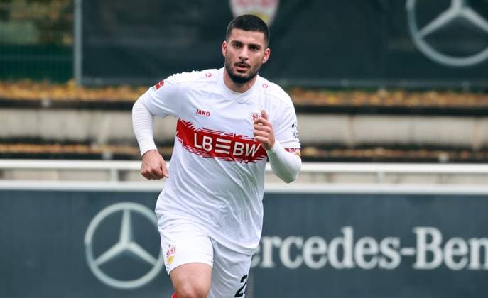 09.10.25 VfB Stuttgart - SV Elversberg Deutschland, Stuttgart, 09.10.2025, Fussball, Bundesliga, Testspiel, VfB Stuttgart - SV Elversberg: Deniz Undav (VfB Stuttgart).